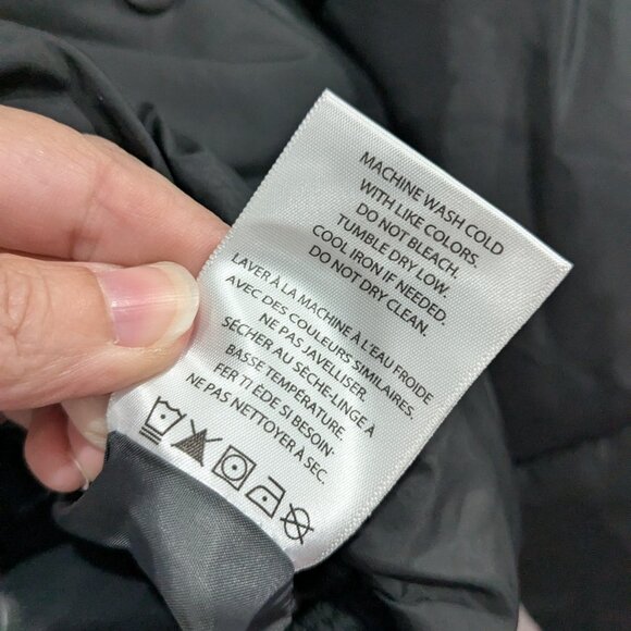 LCKR Foot Locker Hooded Synthetic Fill Puffer Jacket Black Size Small - Picture 4 of 5